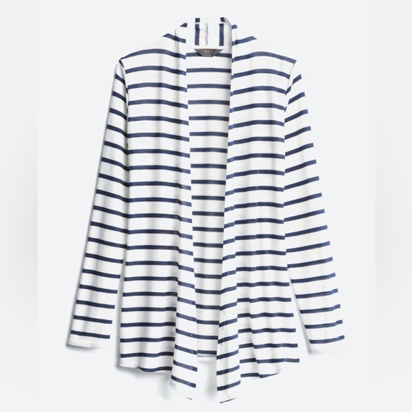 Stitch Fix • Mix by 41Hawthorn Navy Stripe Cardigan • - Picture 3 of 3